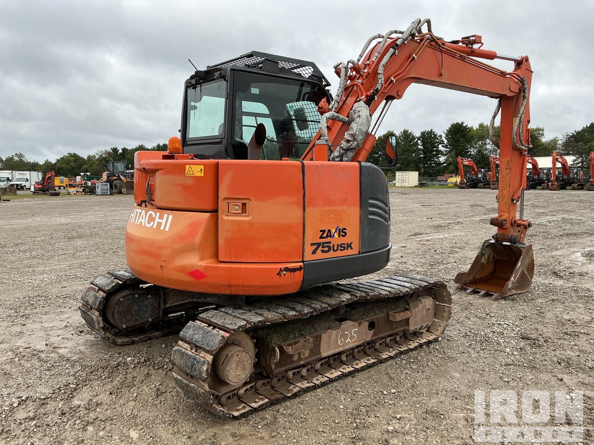 Surplus 2019 Hitachi ZX75USK-5B Tracked Excavator in Burgettstown