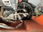 Engine with A/C Compressor