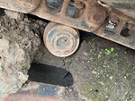 Undercarriage with Left Carrier Rollers