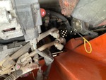 Engine with A/C Compressor