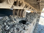 Undercarriage with Right Carrier Rollers