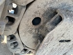 Undercarriage with Left Track Tensioner