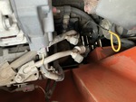 Engine with A/C Compressor