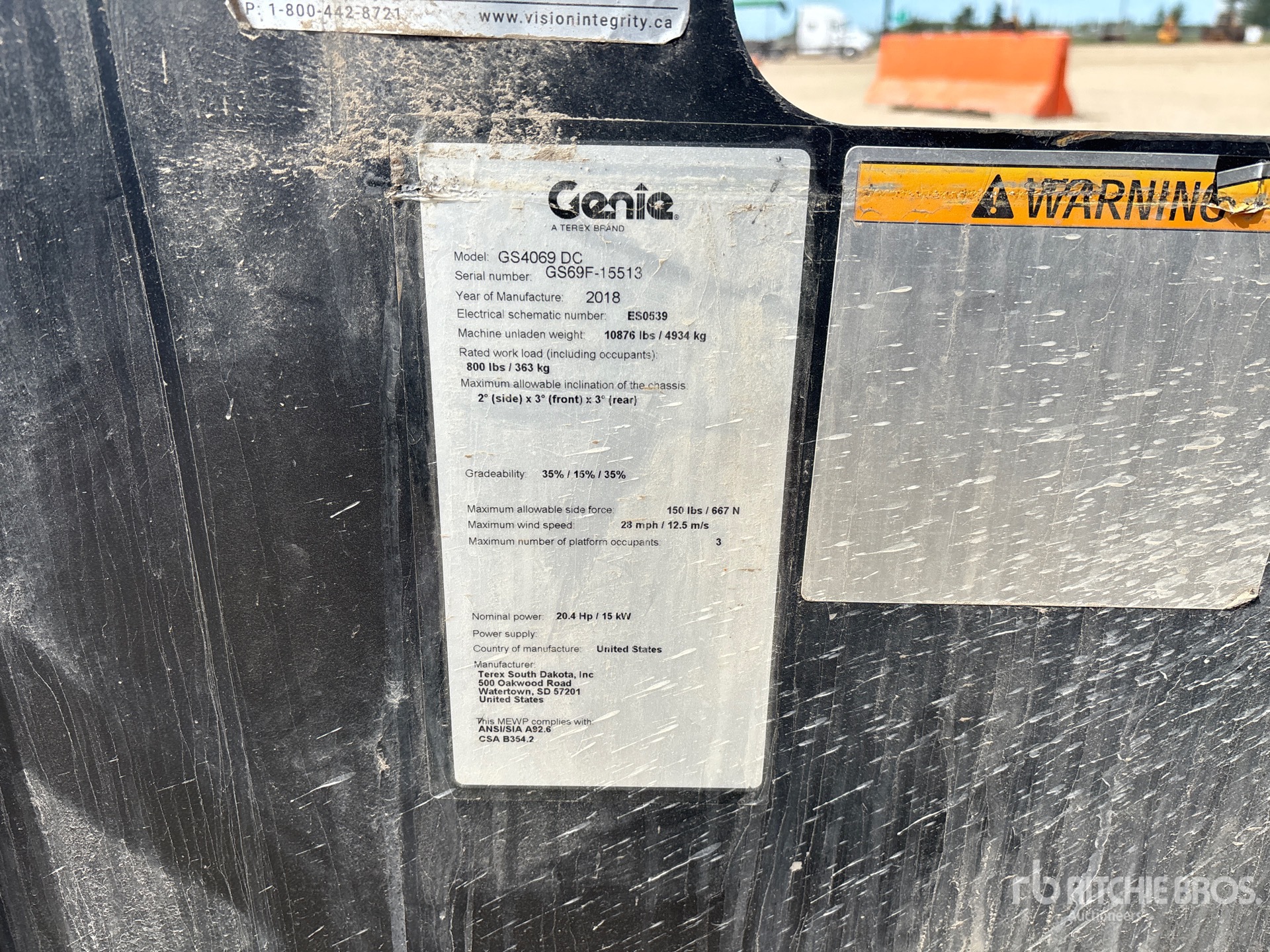 2018 Genie GS-4069DC