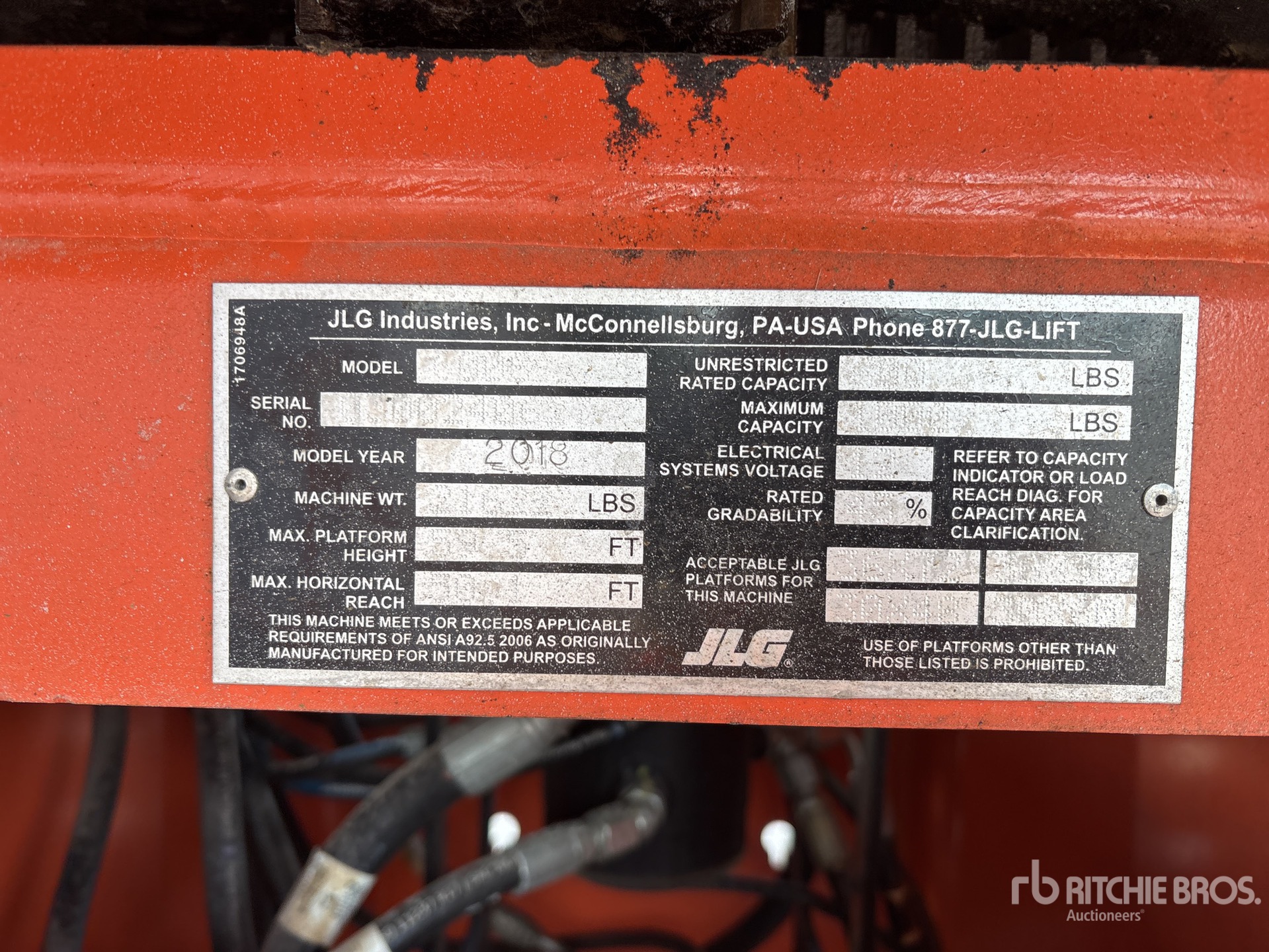 Photo of 2018 JLG 600S