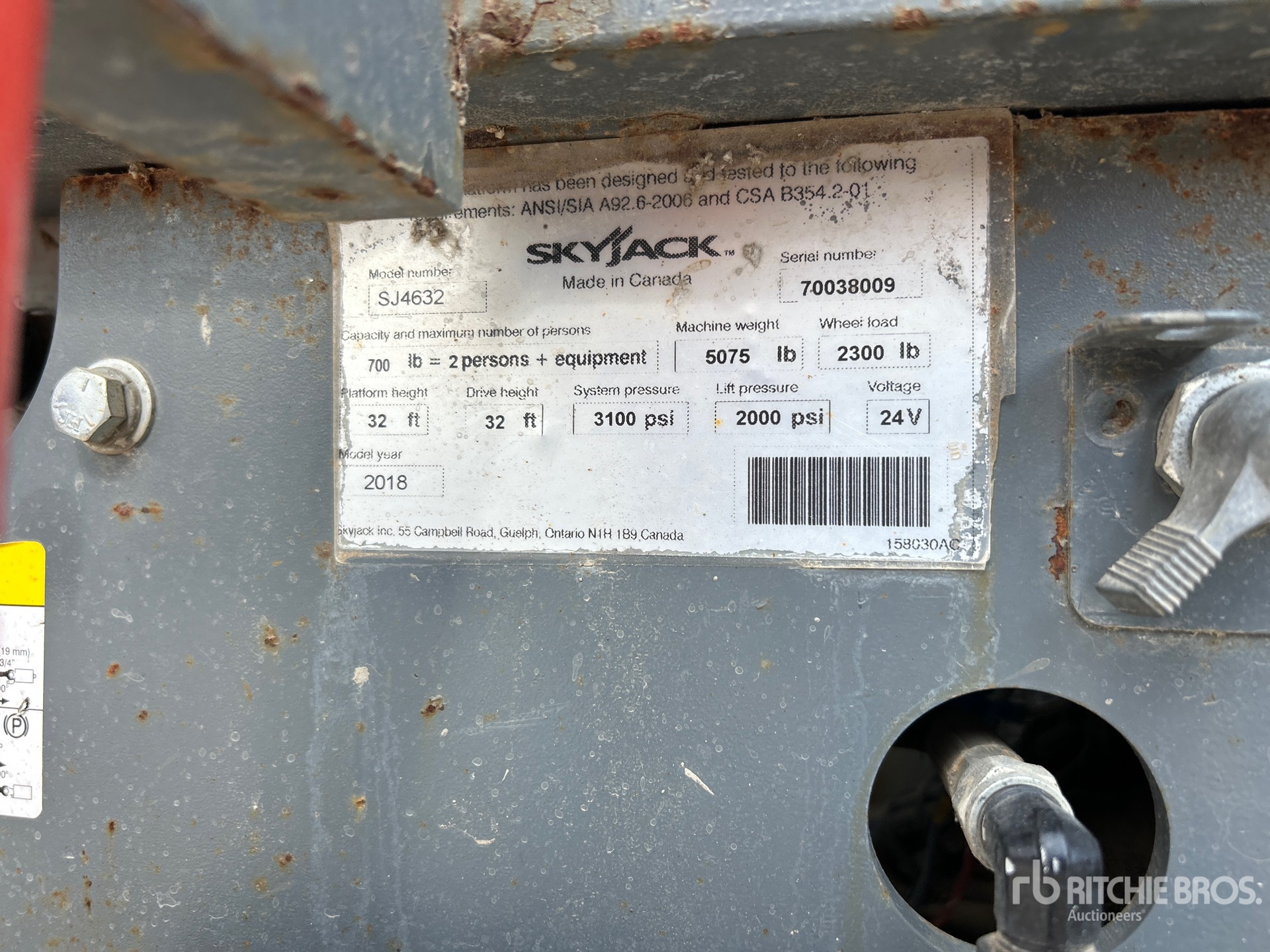 2018 Skyjack SJIII-4632