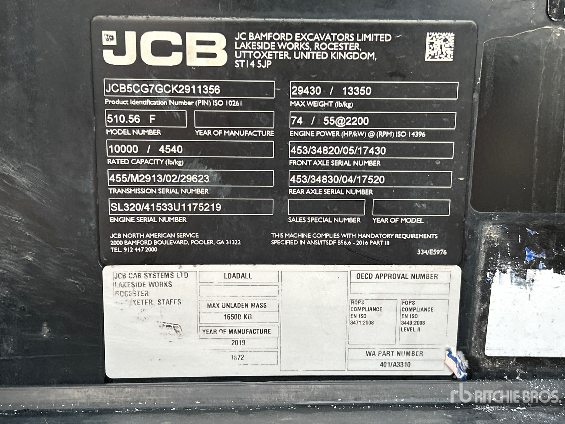 2019 JCB 510-56