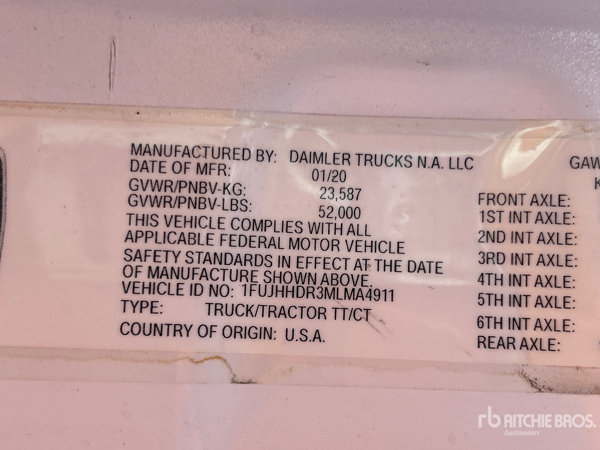 2021 Freightliner CASCADIA 126