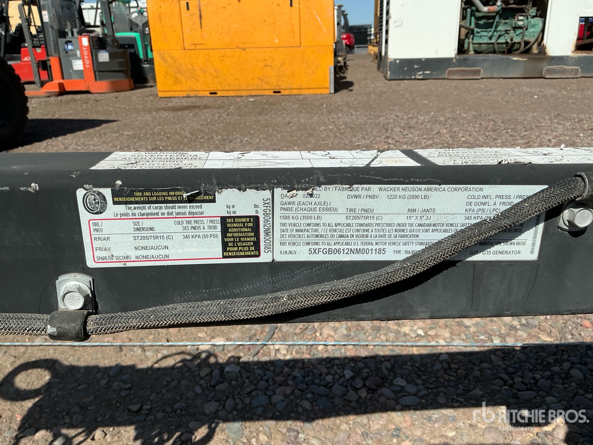 2022 Wacker Neuson G25 T4F