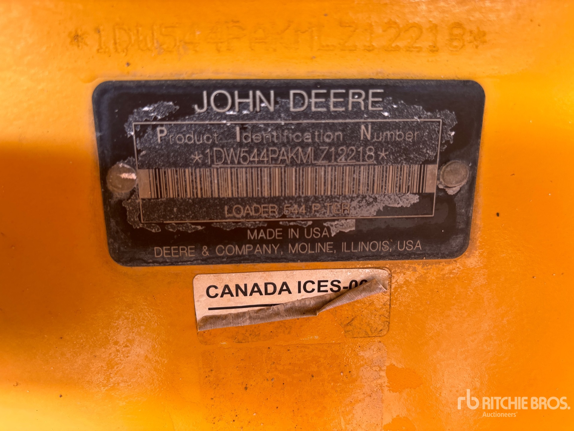 2021 John Deere 544 P-TIER