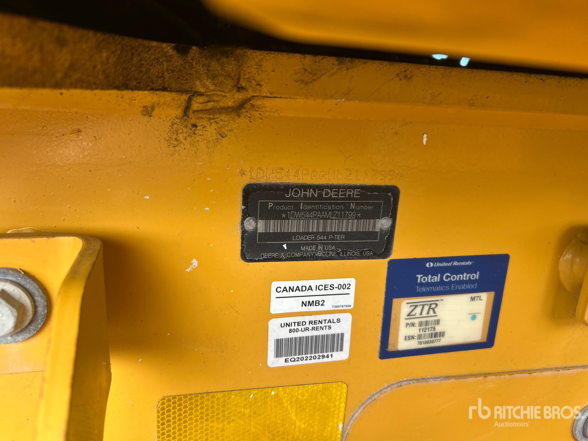 2021 John Deere 544 P-TIER