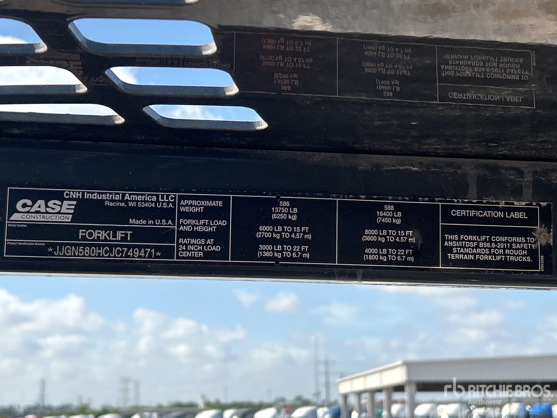 2019 Case 586H