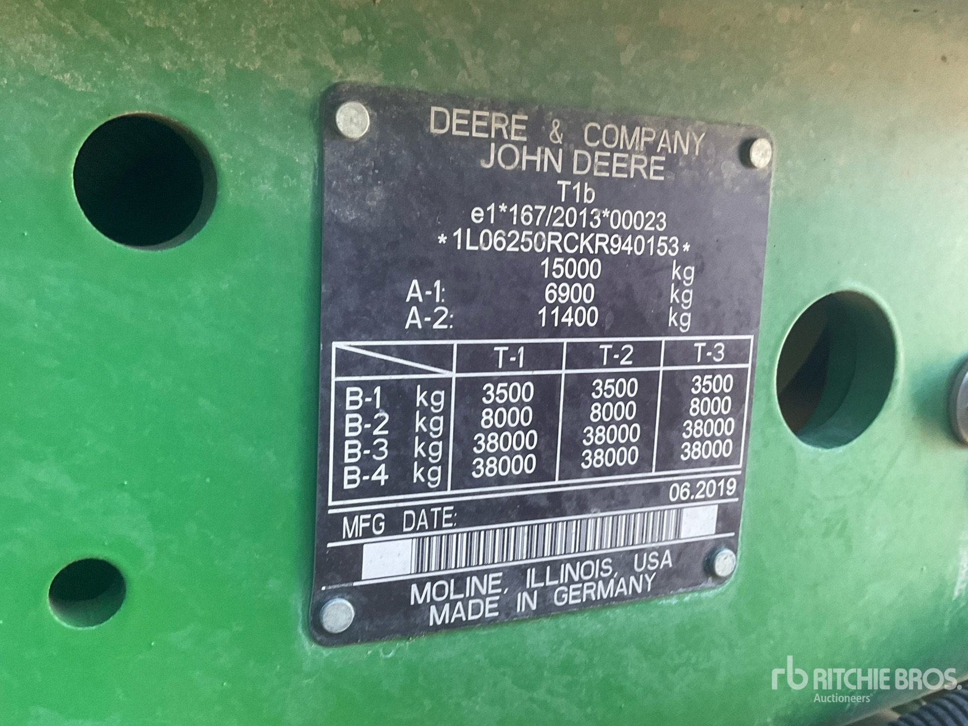 2019 John Deere 6250R