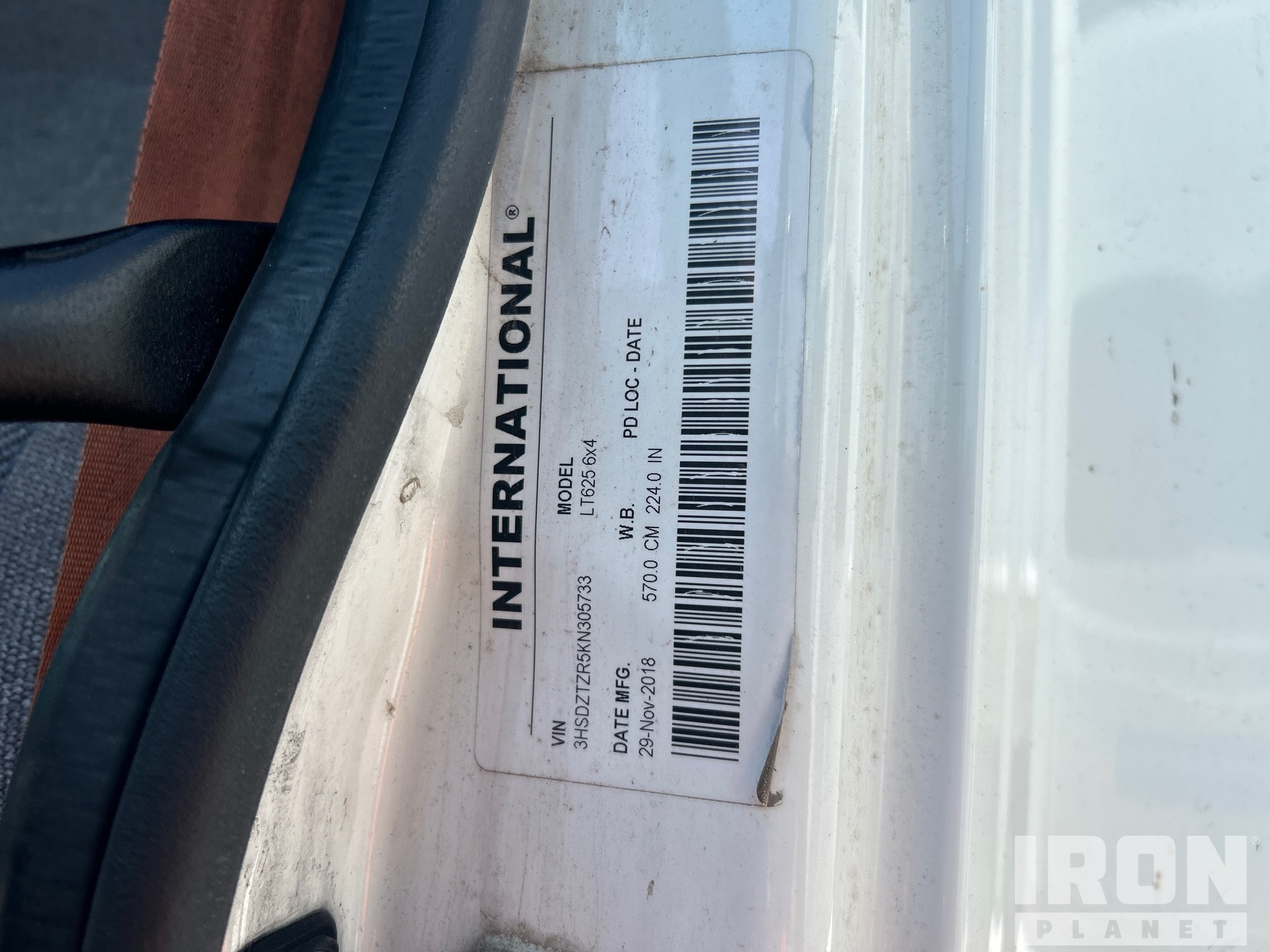2019 International LT625