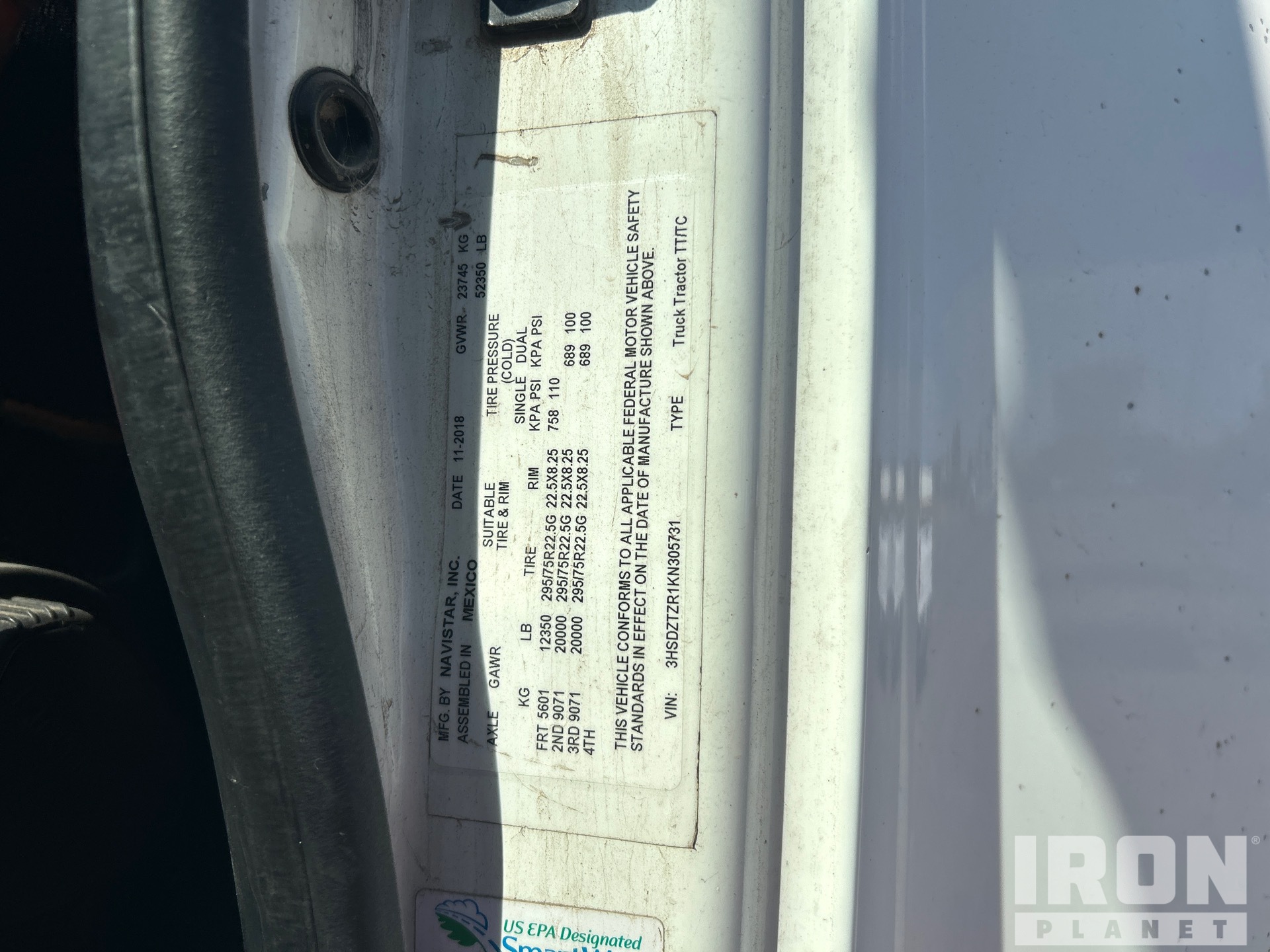 2019 International LT625