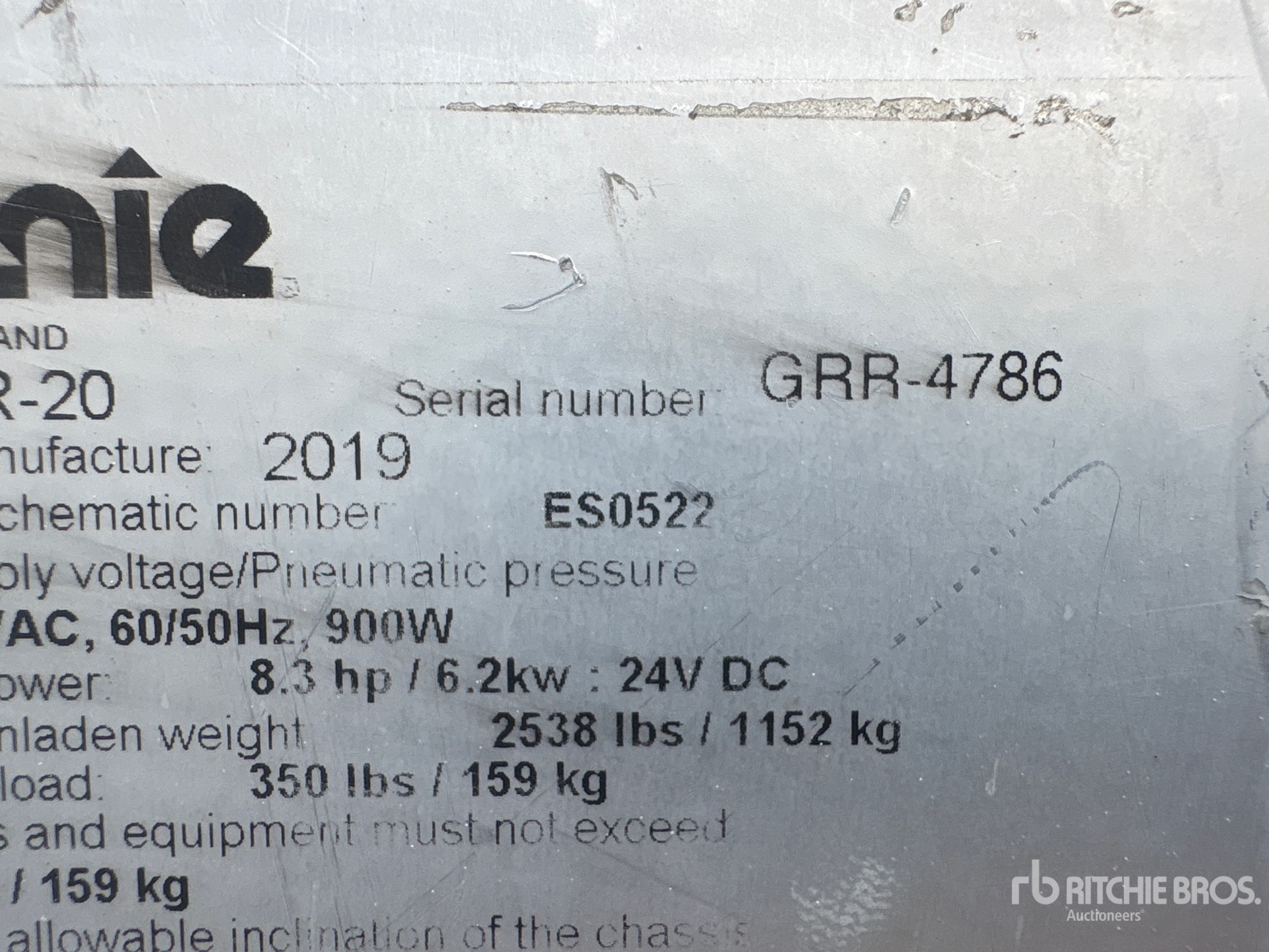 2019 Genie GR20
