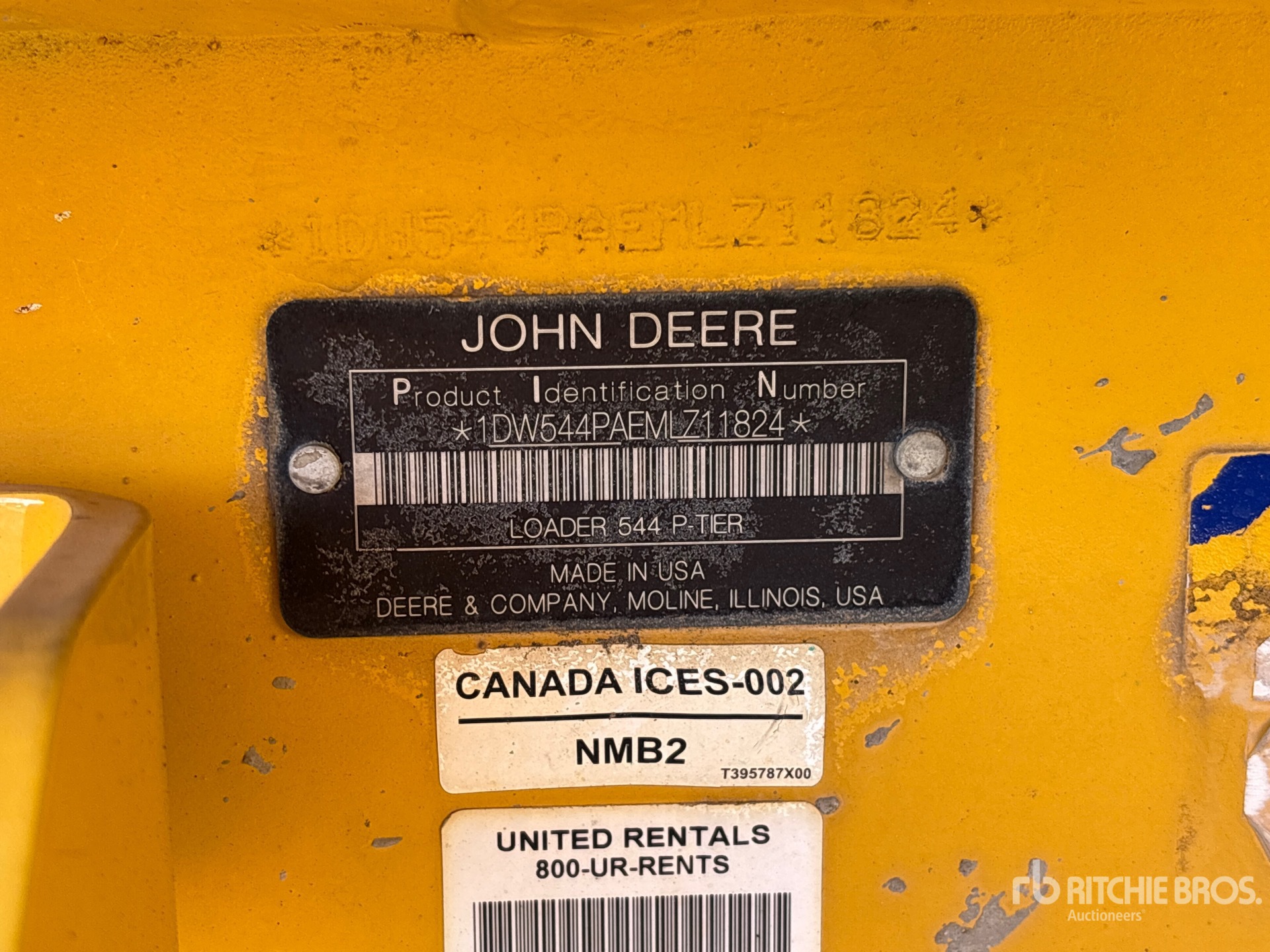 2021 John Deere 544 P-TIER