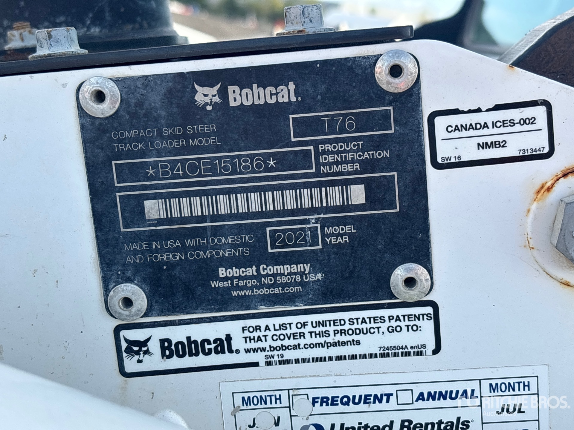 2021 Bobcat T76