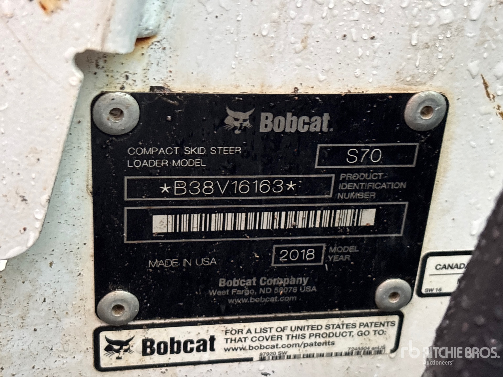 2018 Bobcat S70