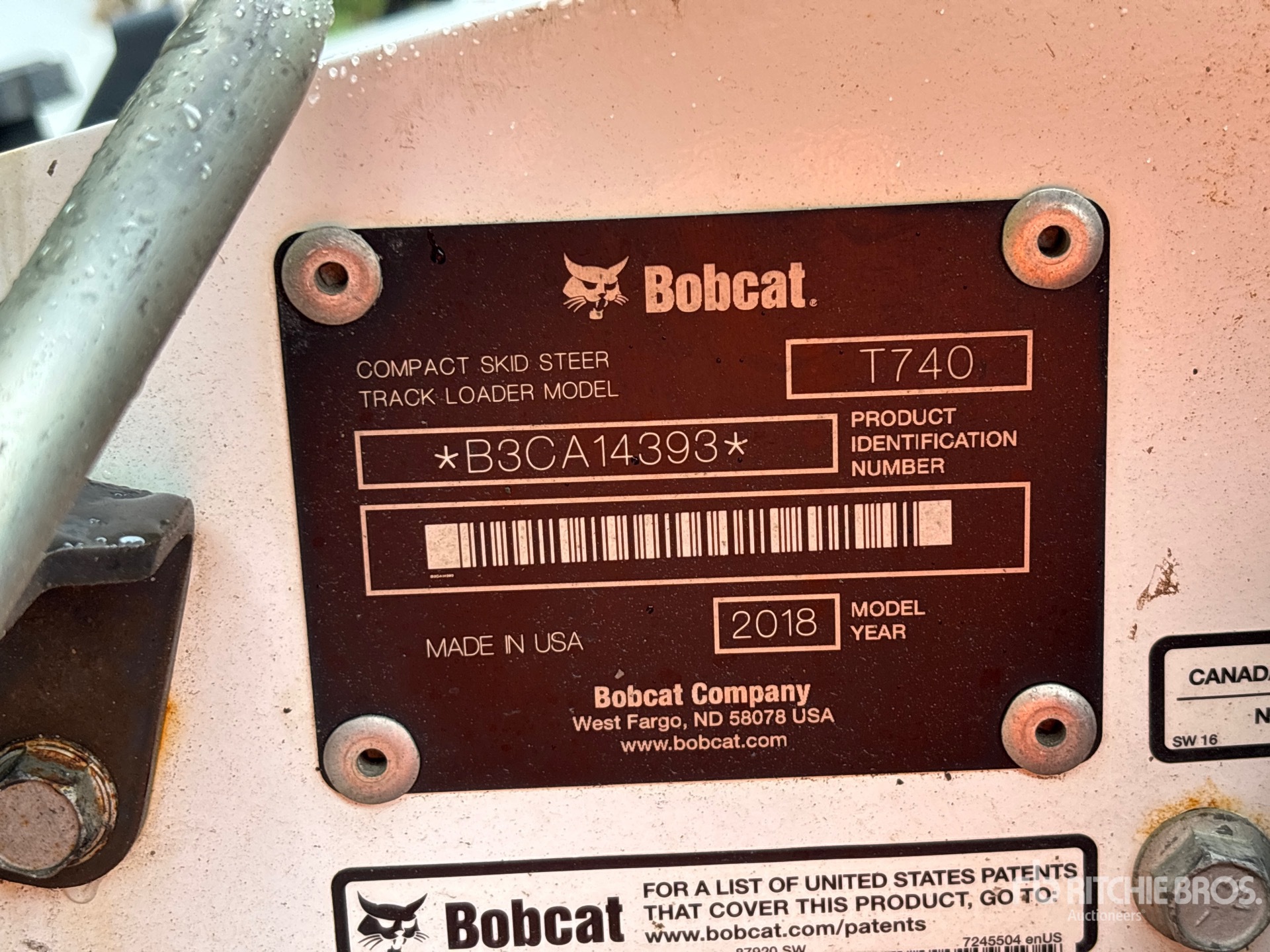 2018 Bobcat T740