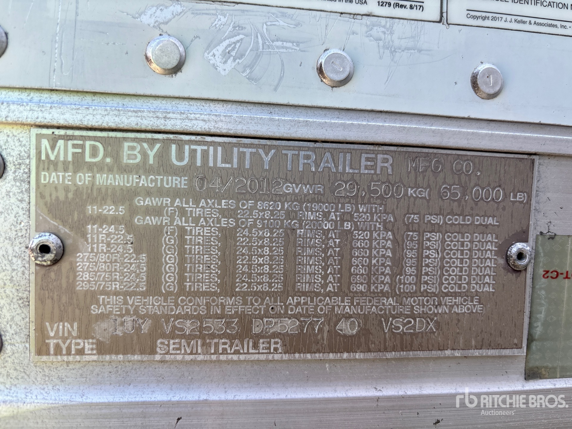 2013 Utility VS2DX