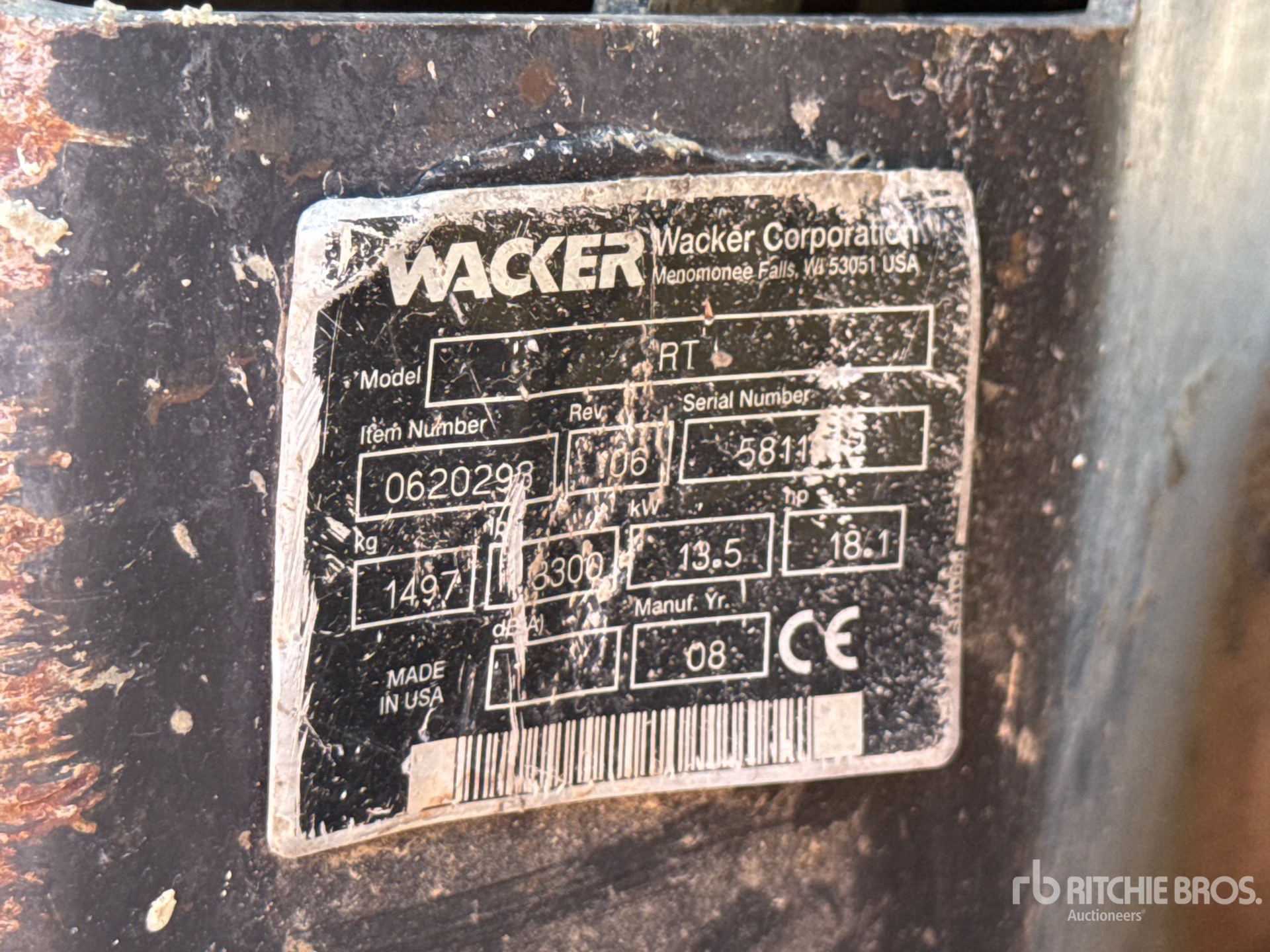 2008 Wacker Neuson RT