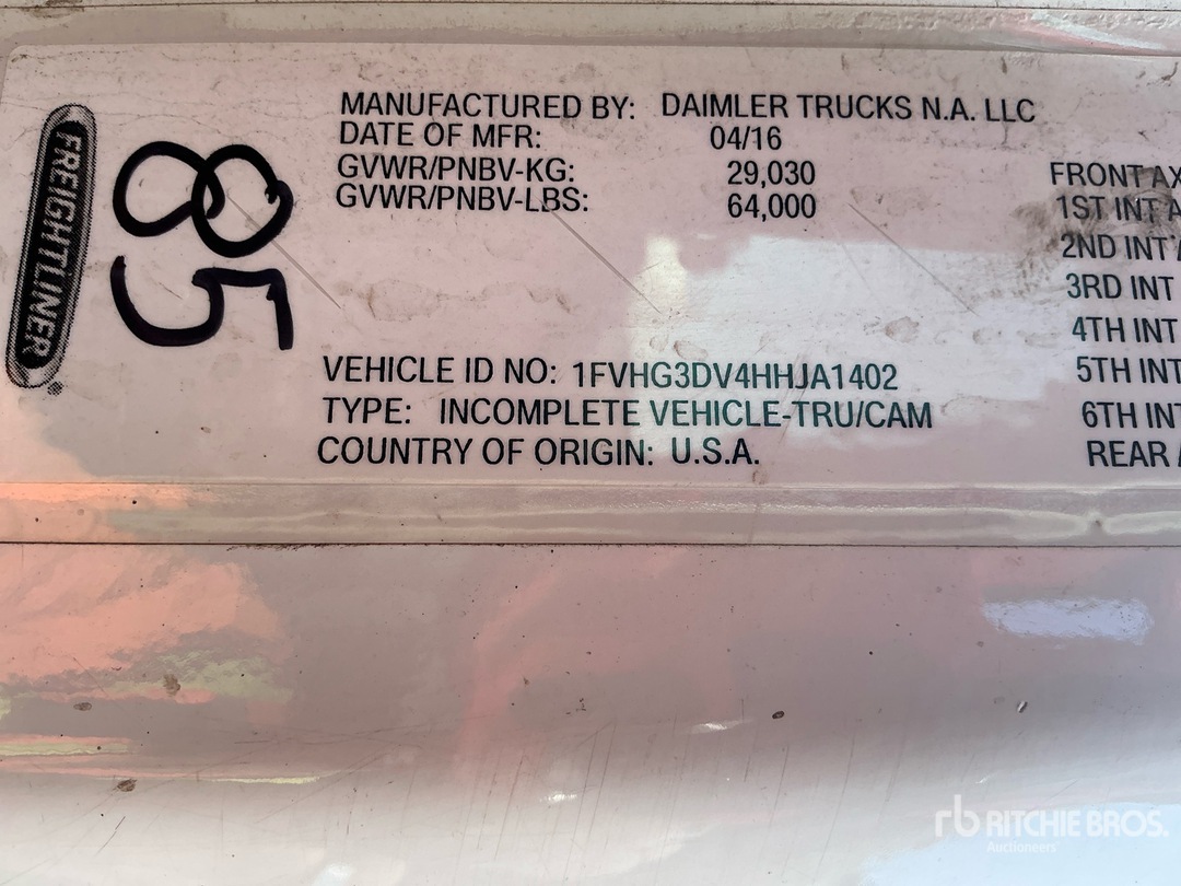 2017 Freightliner 114SD
