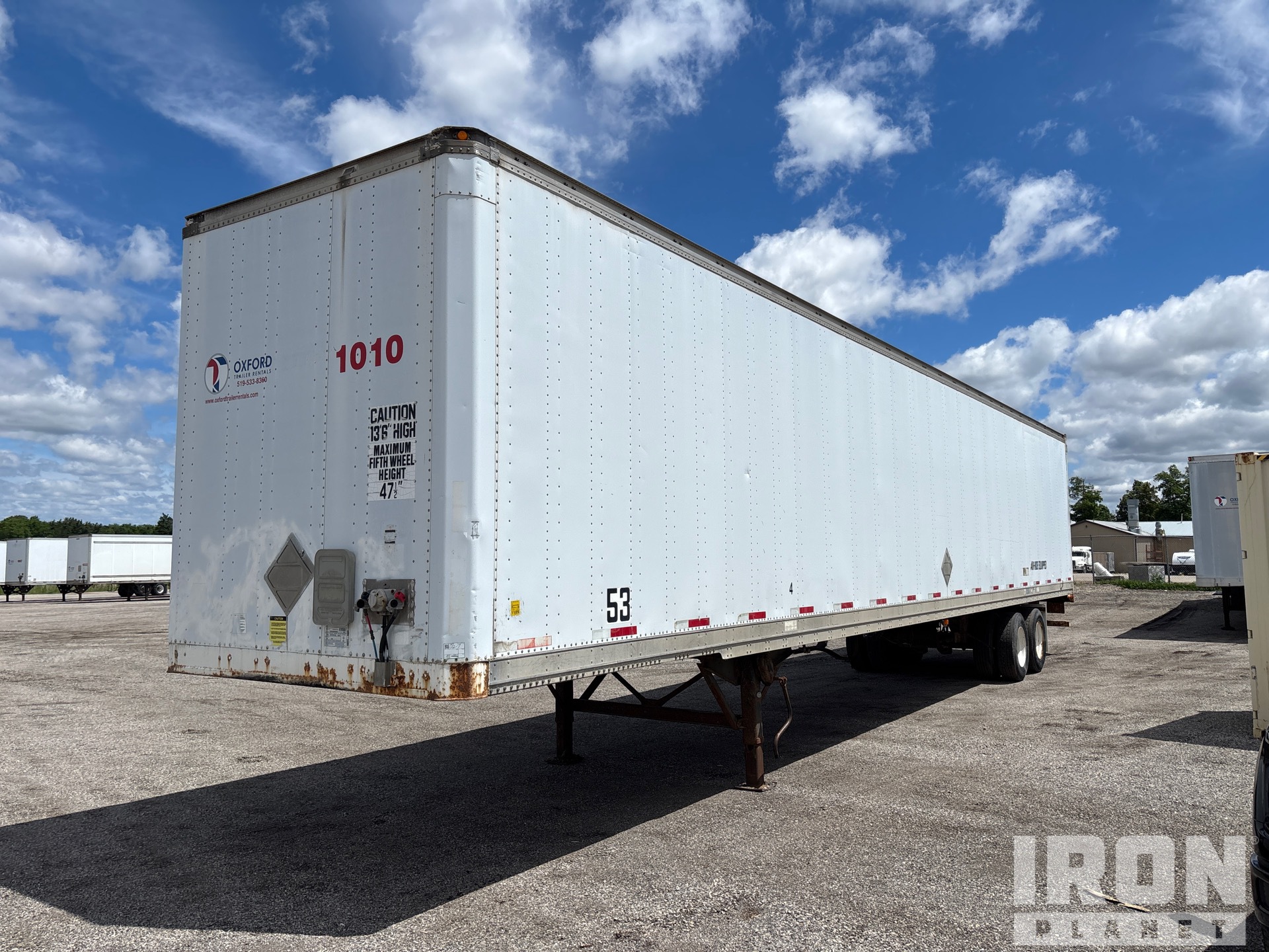 1999 Stoughton 53 FT X 102 IN T/A