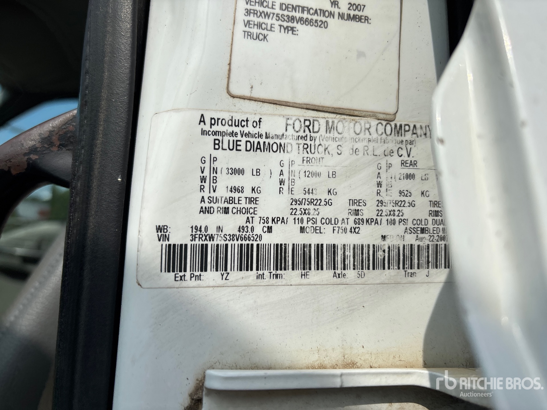 2008 Ford F-750