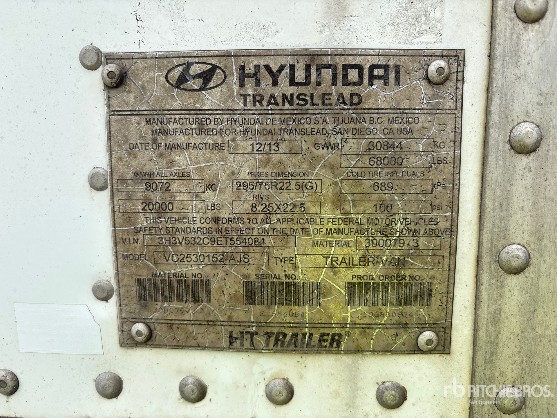 2014 Hyundai VC2530152-AJS