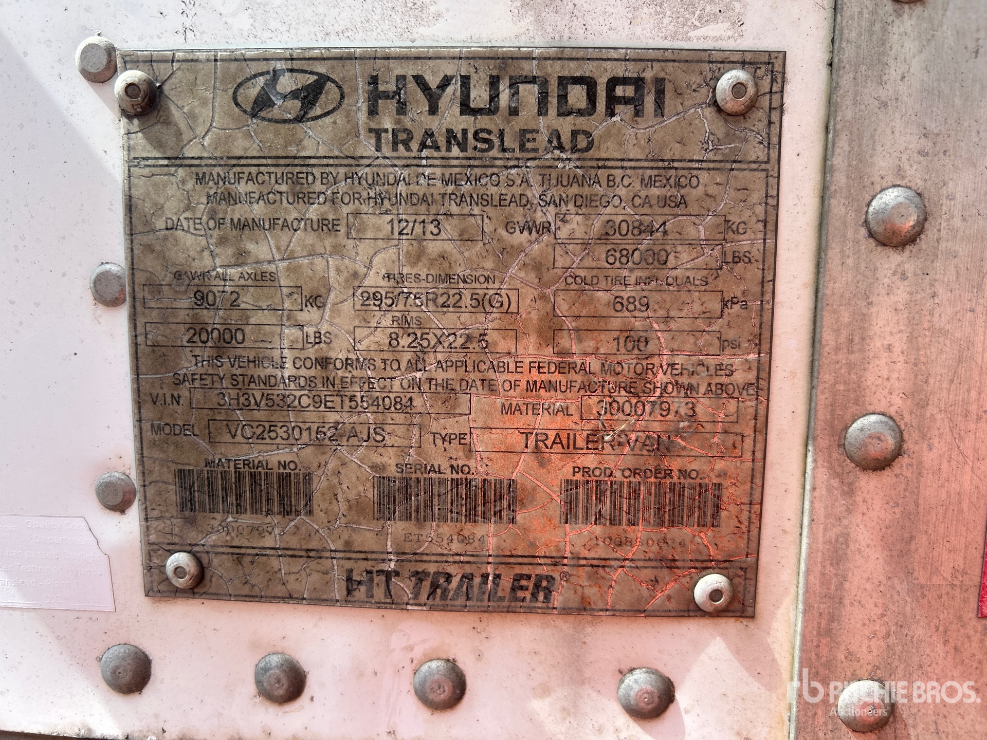 2014 Hyundai VC2530152-AJS