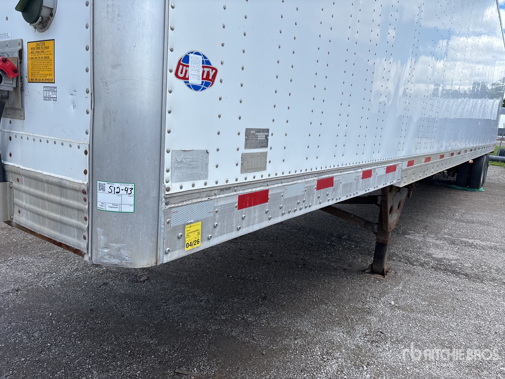 2008 Utility 53 FT X 102 IN T/A