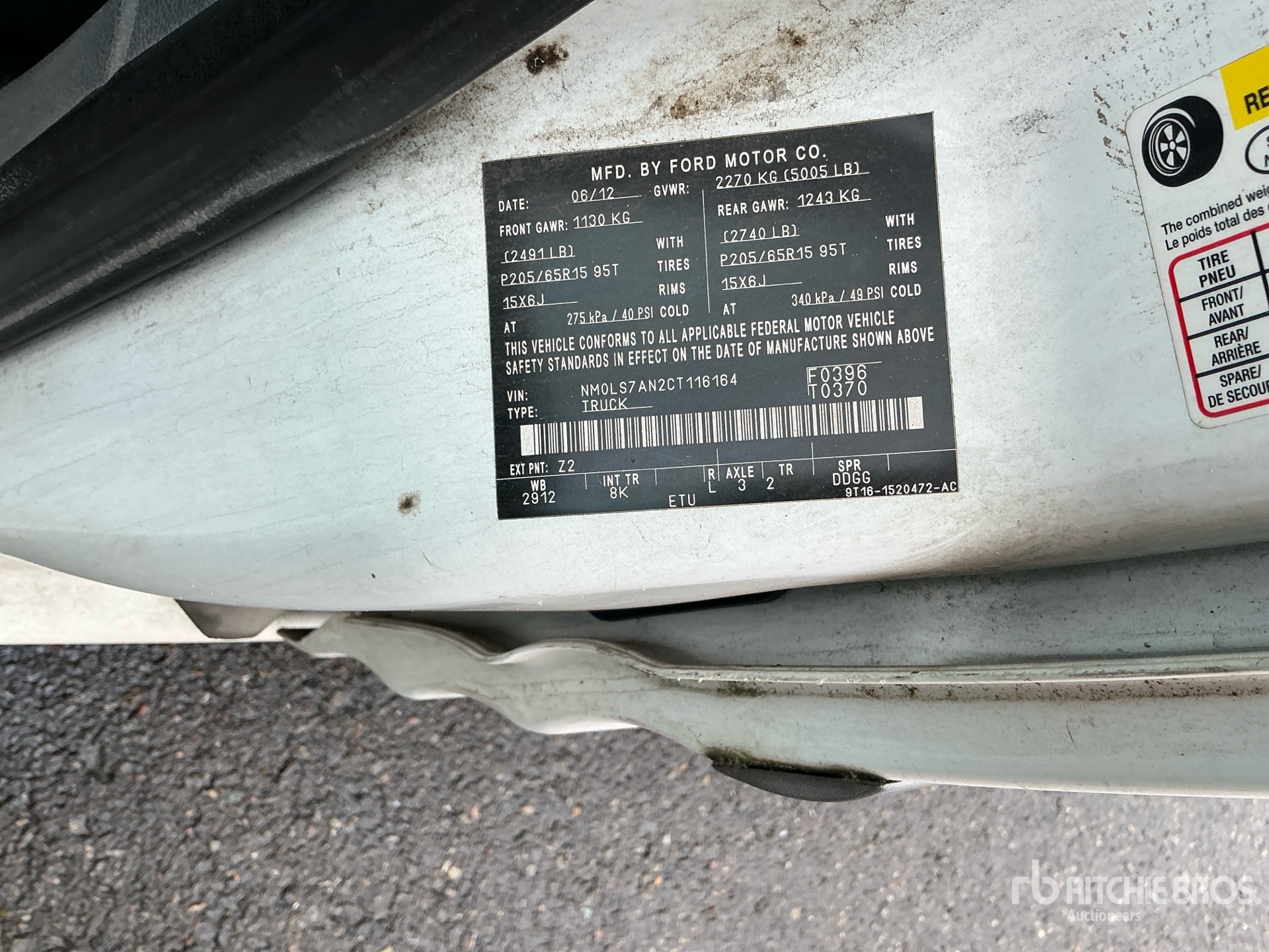 2012 Ford TRANSIT CONNECT