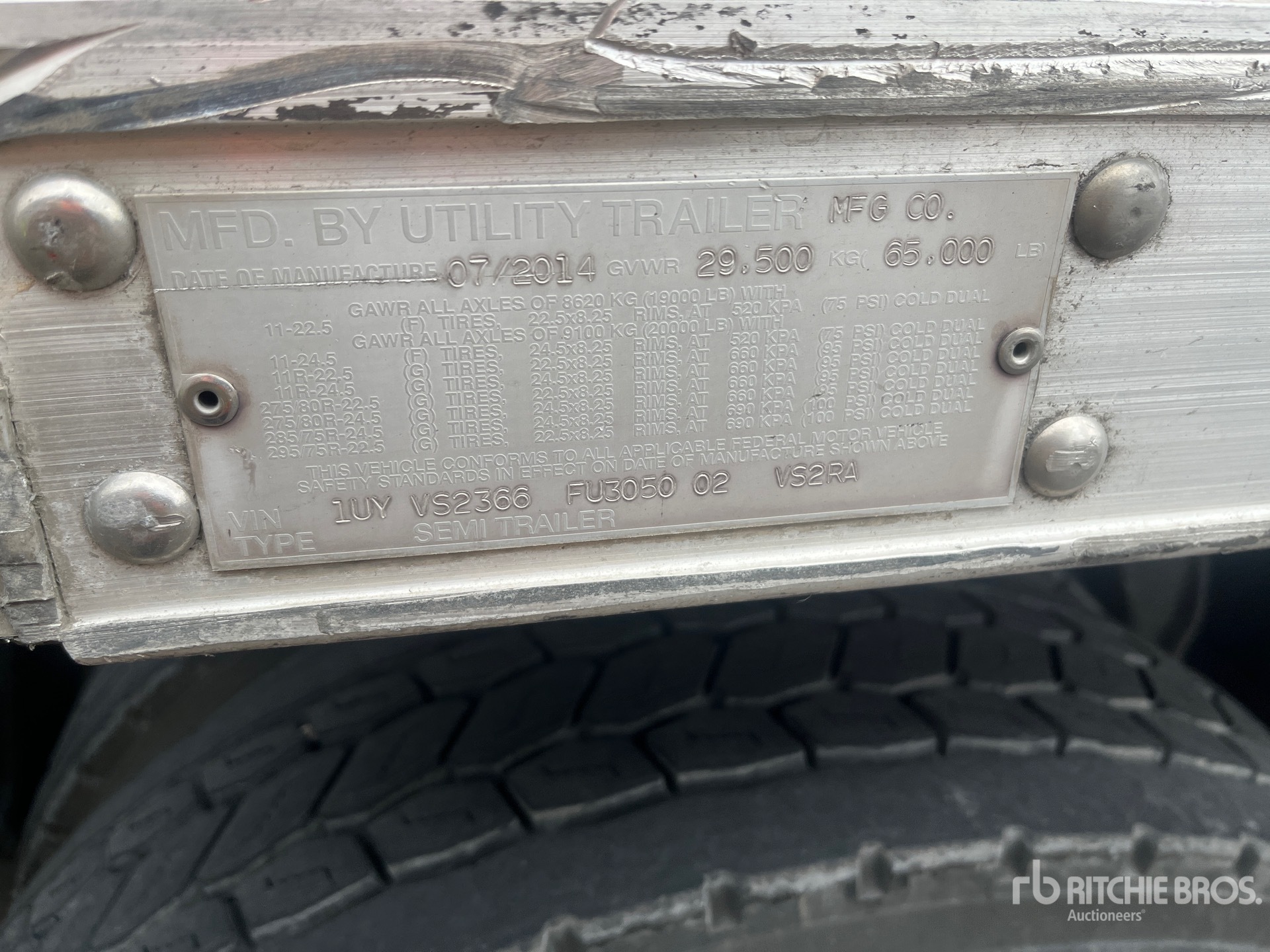 2015 Utility VS2RA