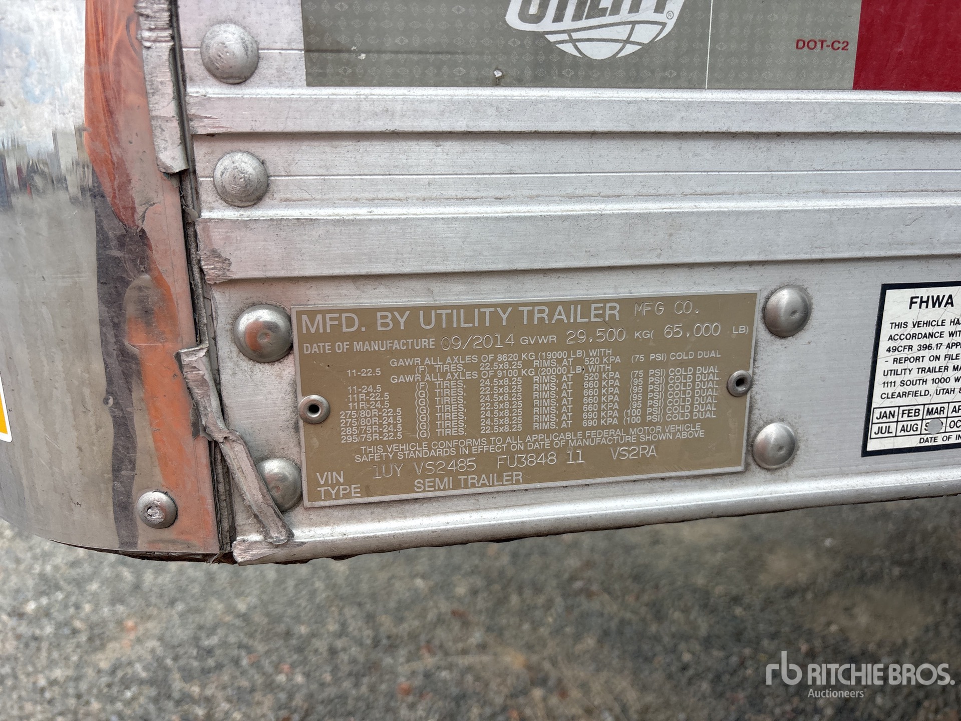 2015 Utility VS2RA