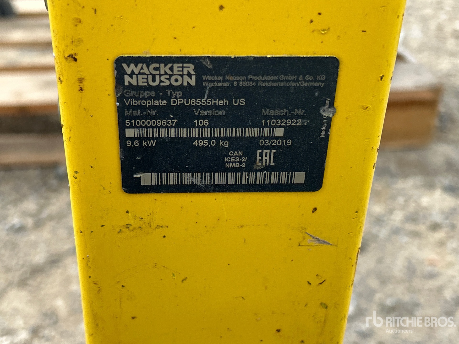 2019 Wacker Neuson DPU 6555HEH