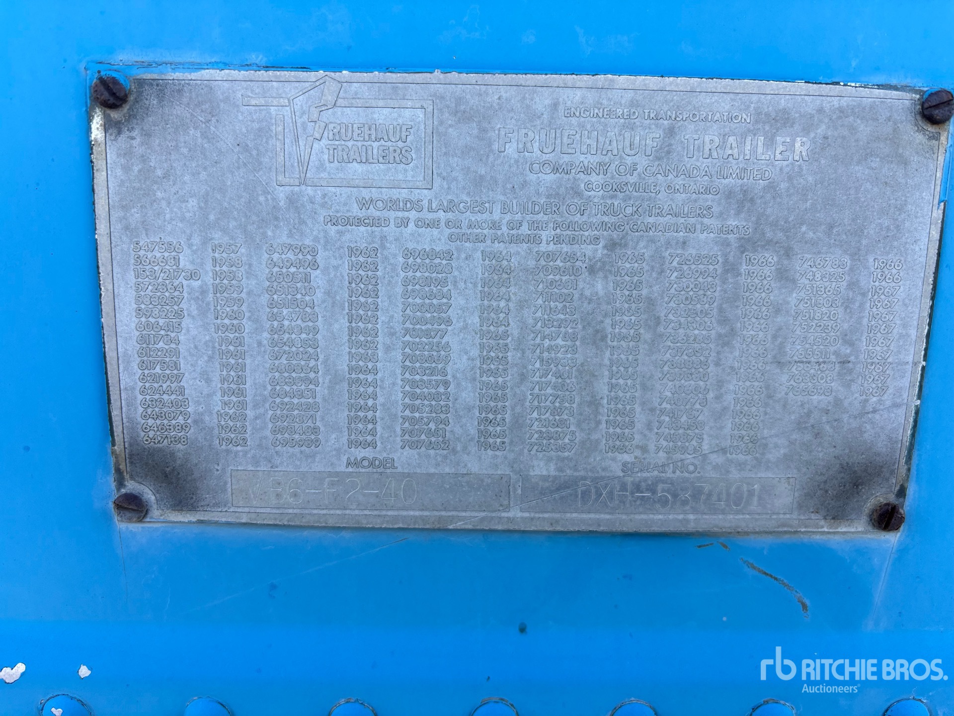 2000 Fruehauf 875 KVA
