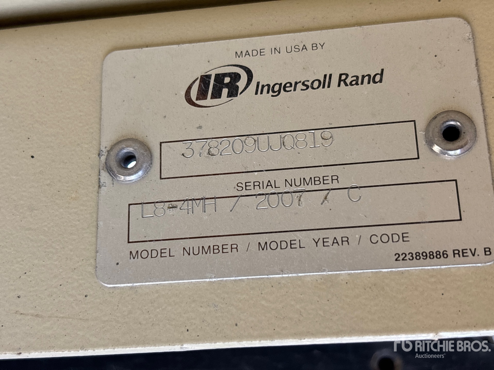 2007 Ingersoll Rand L8-4MH