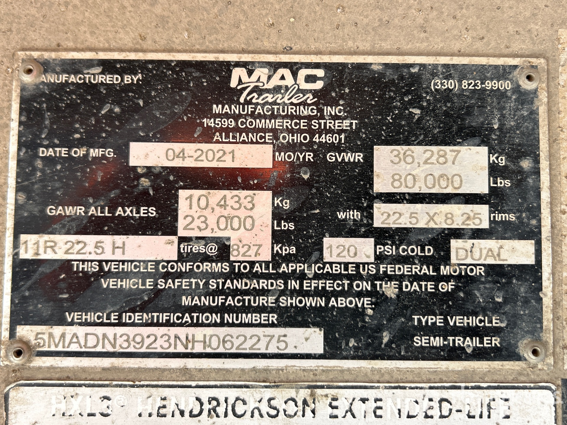 2022 Mac TNAR39FR