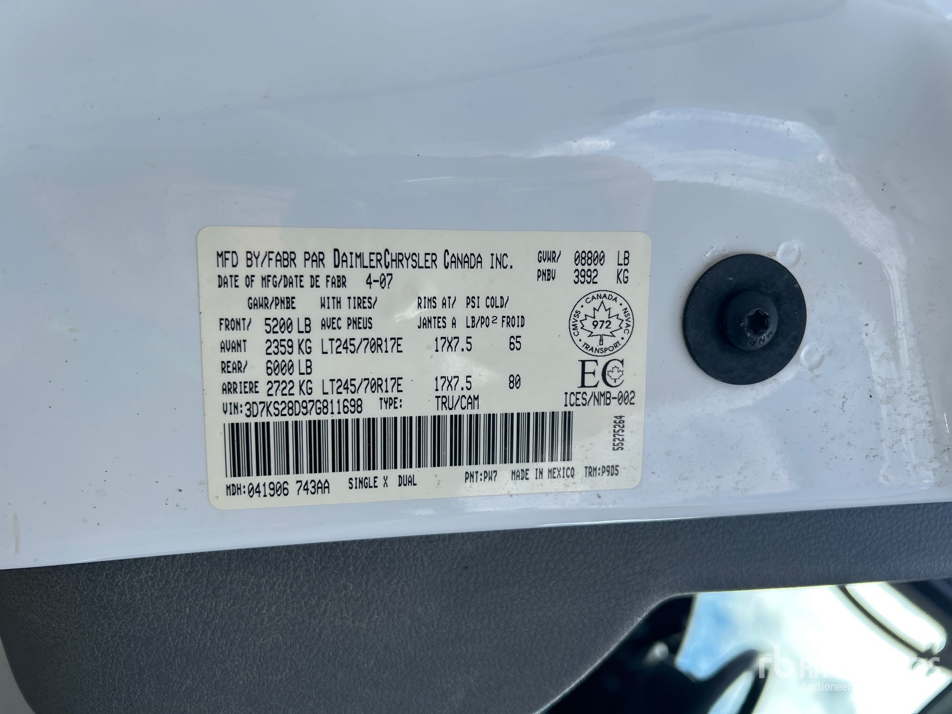 2007 Dodge RAM 2500