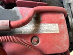 Engine with Emission Label