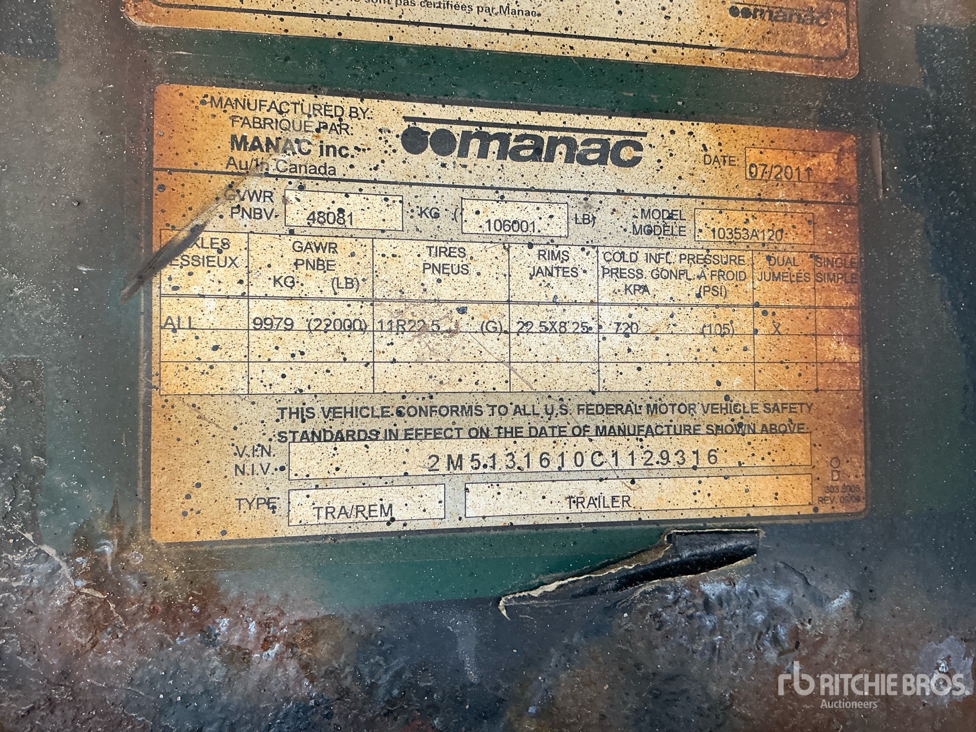 2012 Manac 10353A120