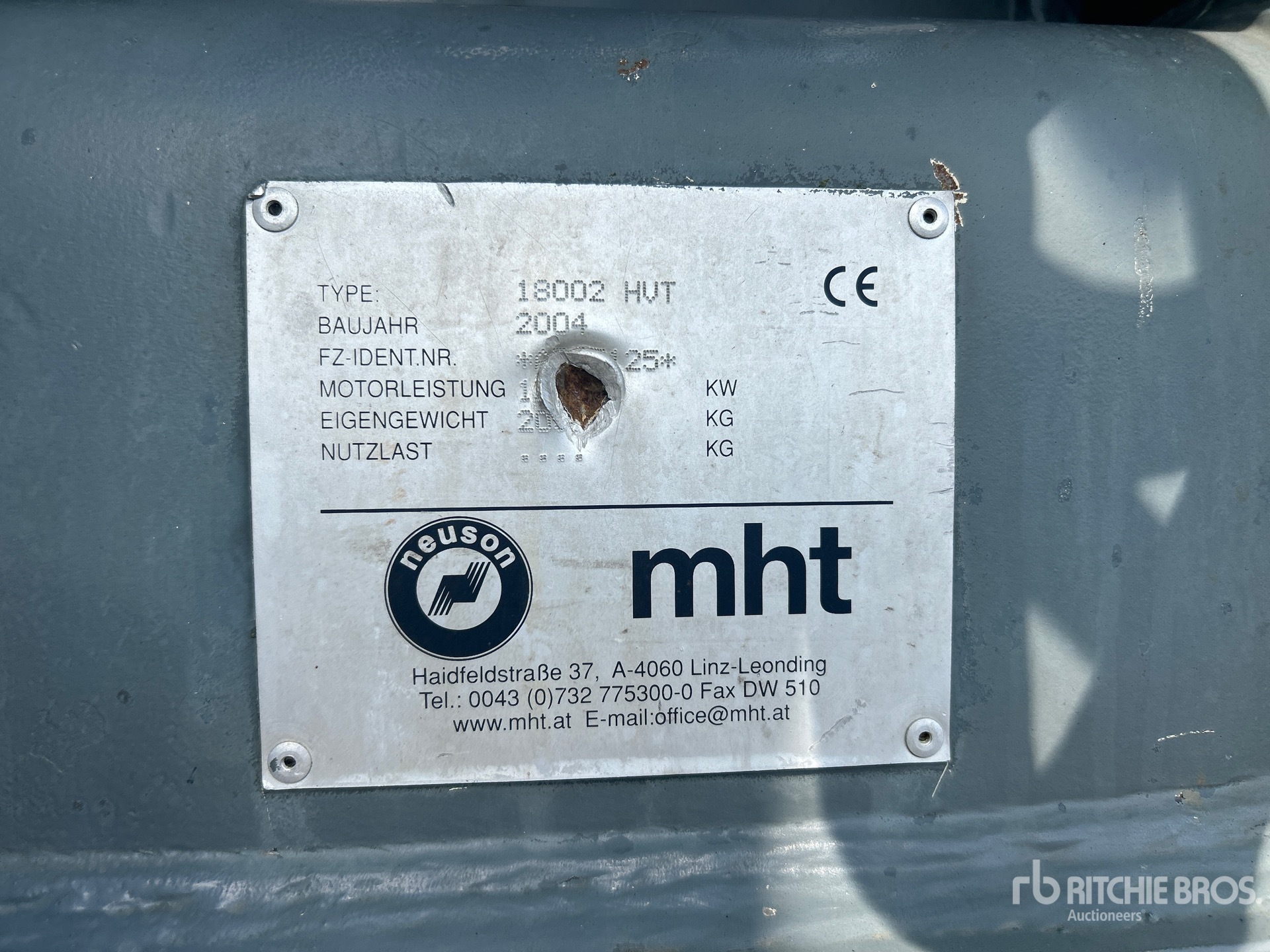 2004 Wacker Neuson MHT 20002 HVY