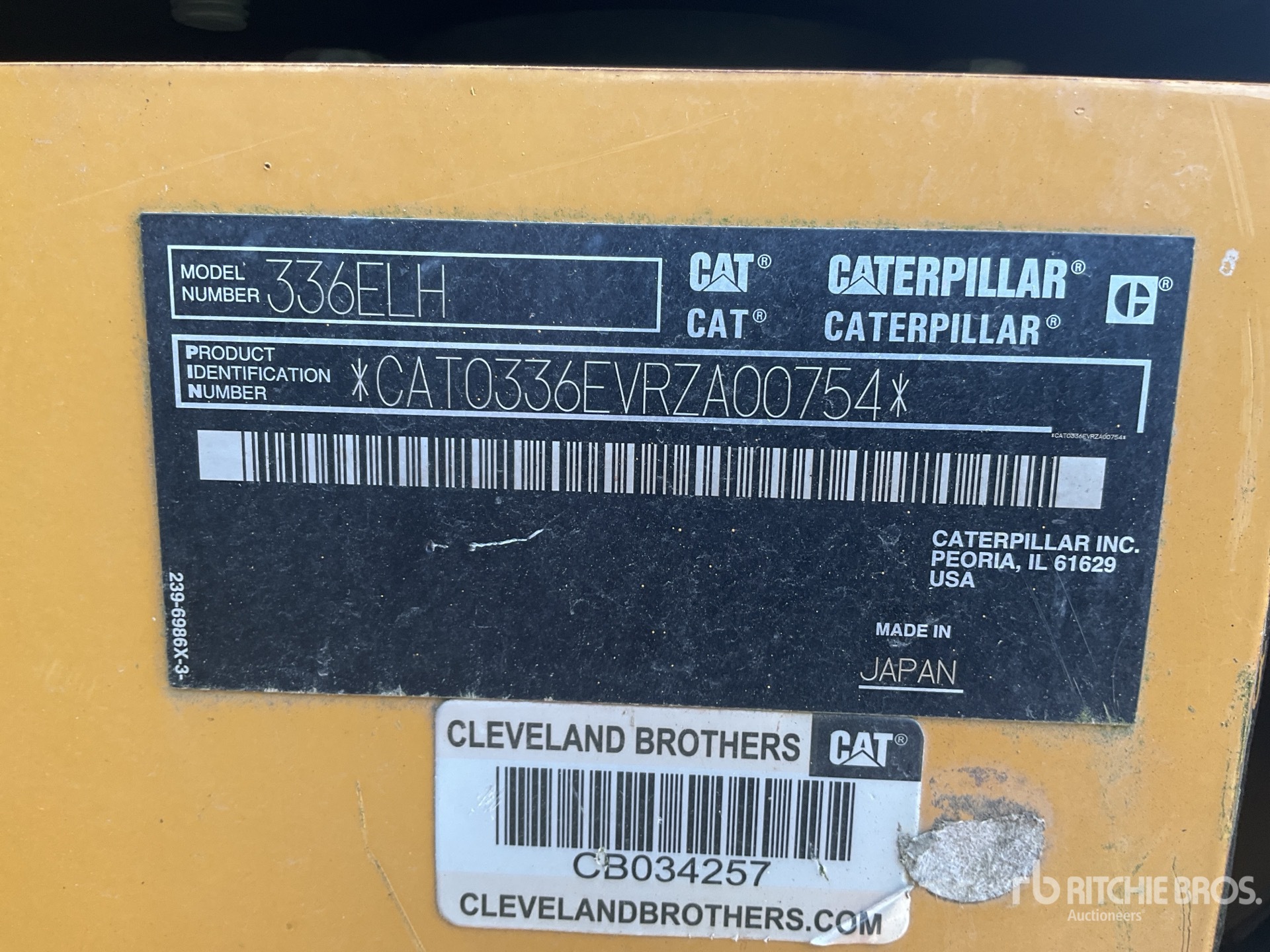 2014 Caterpillar 336E LH