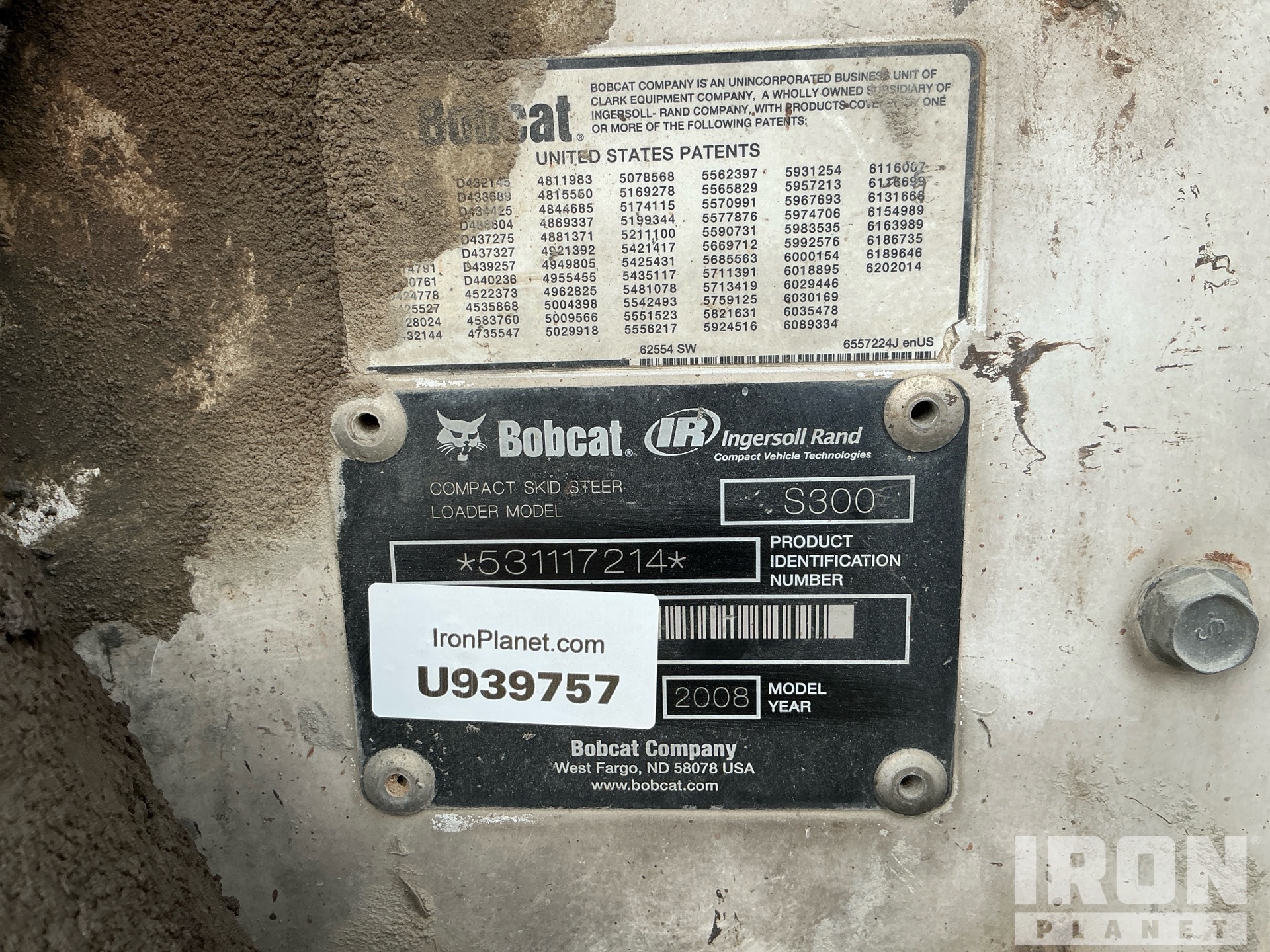 2008 Bobcat S300