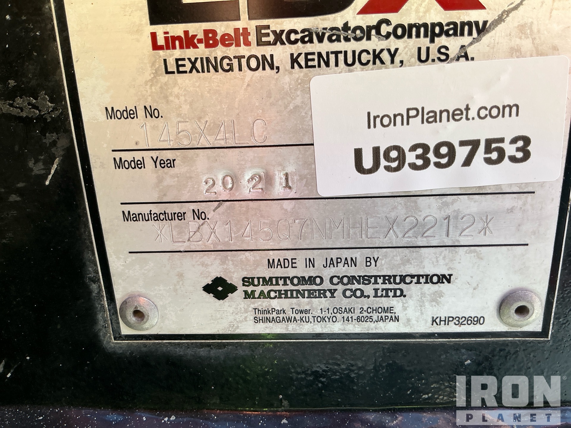 2022 Link-Belt 145X4 LC