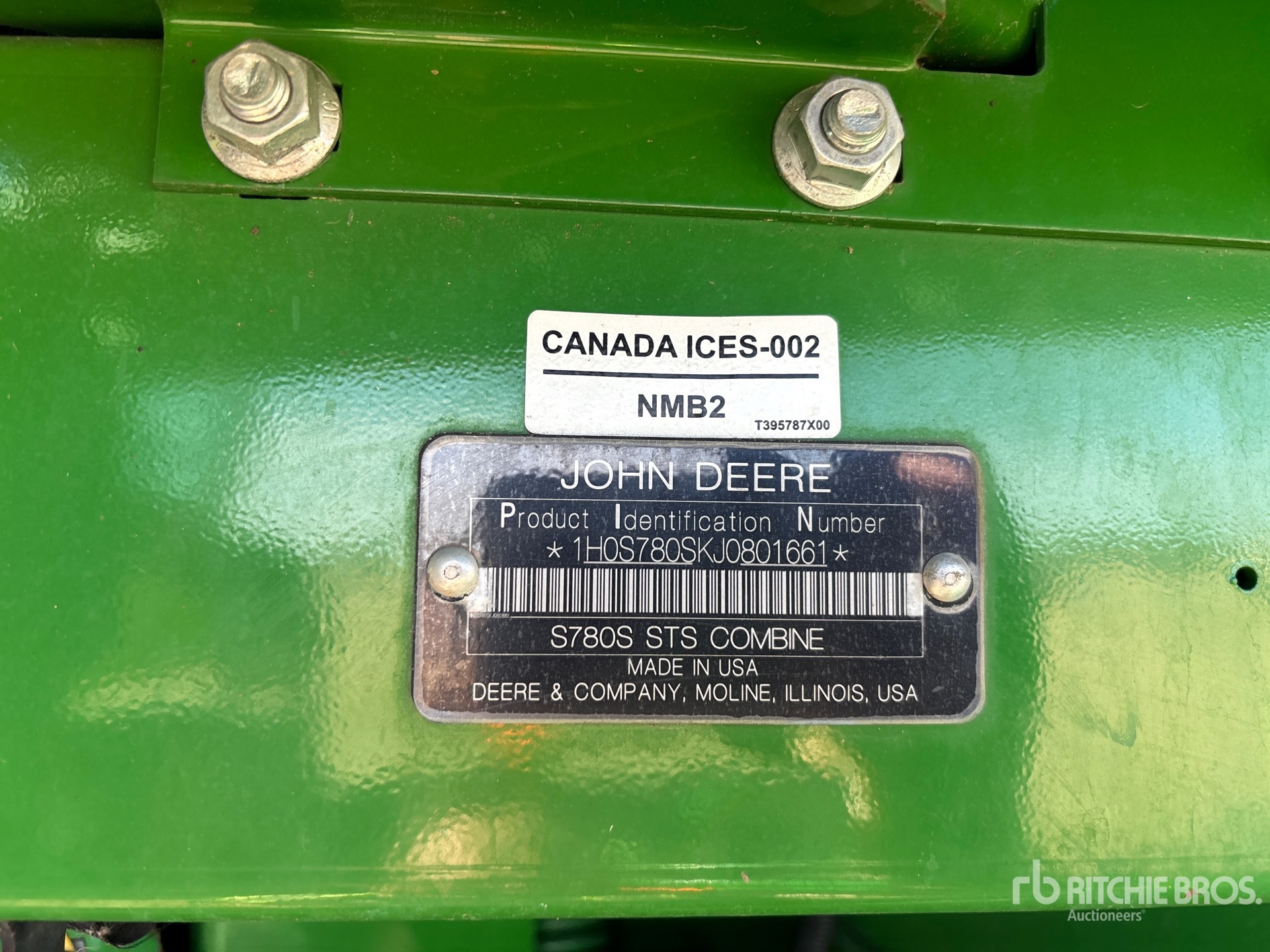 2018 John Deere S780