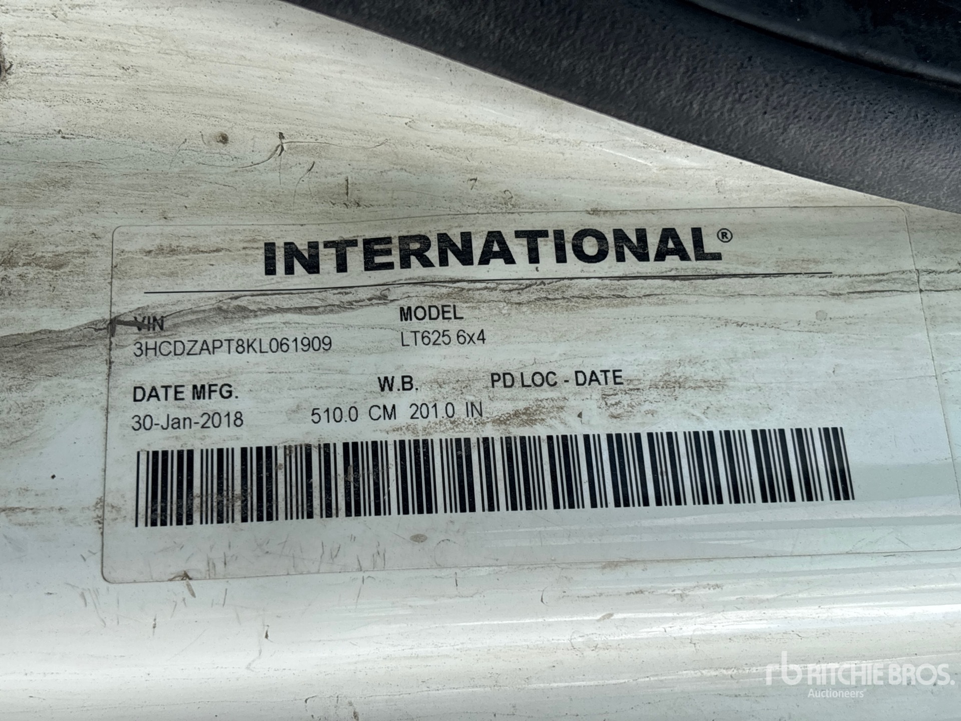 2019 International LT625