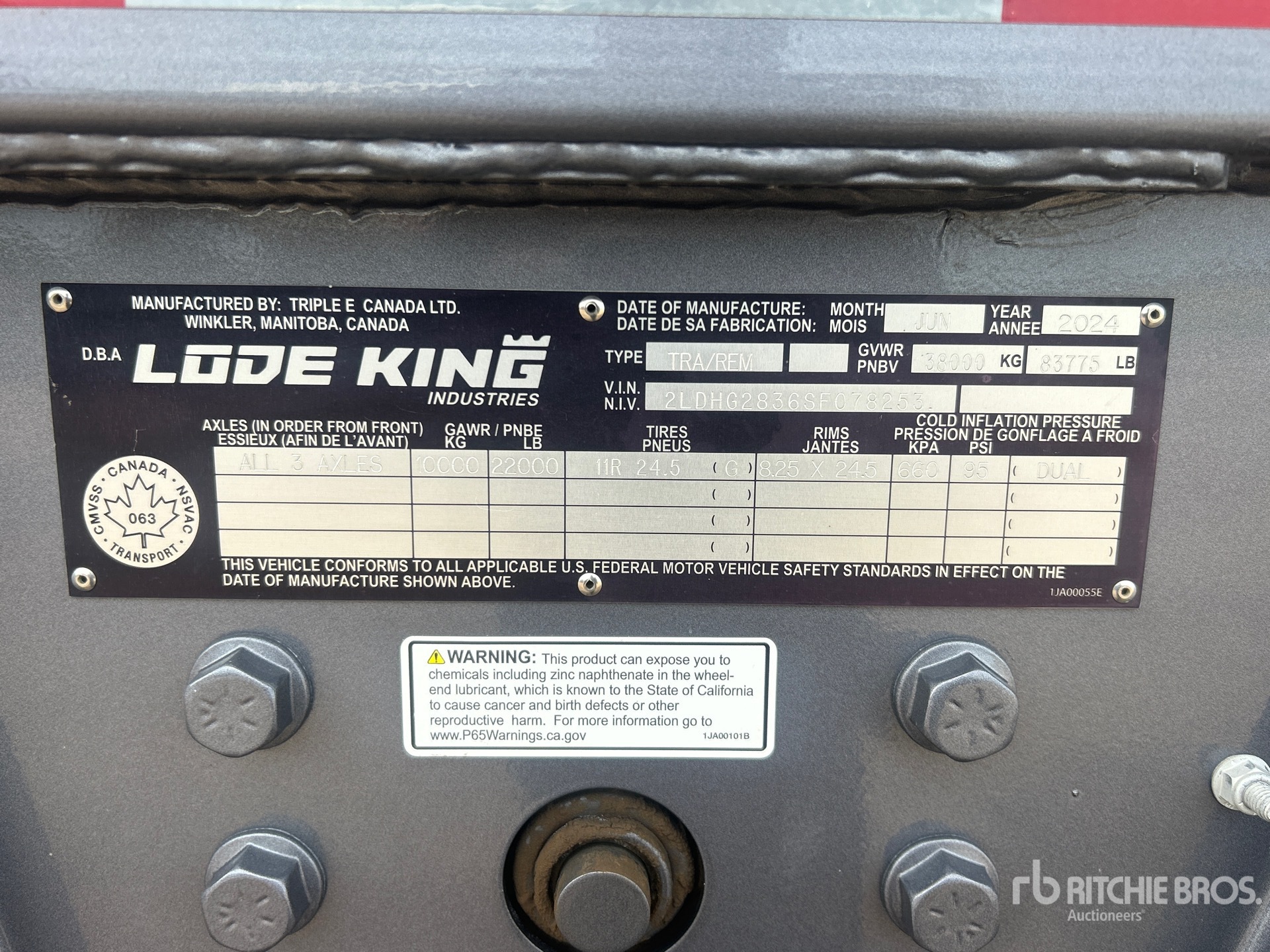 2024 Load King 28 ft Tri/A Super B-Train Lead