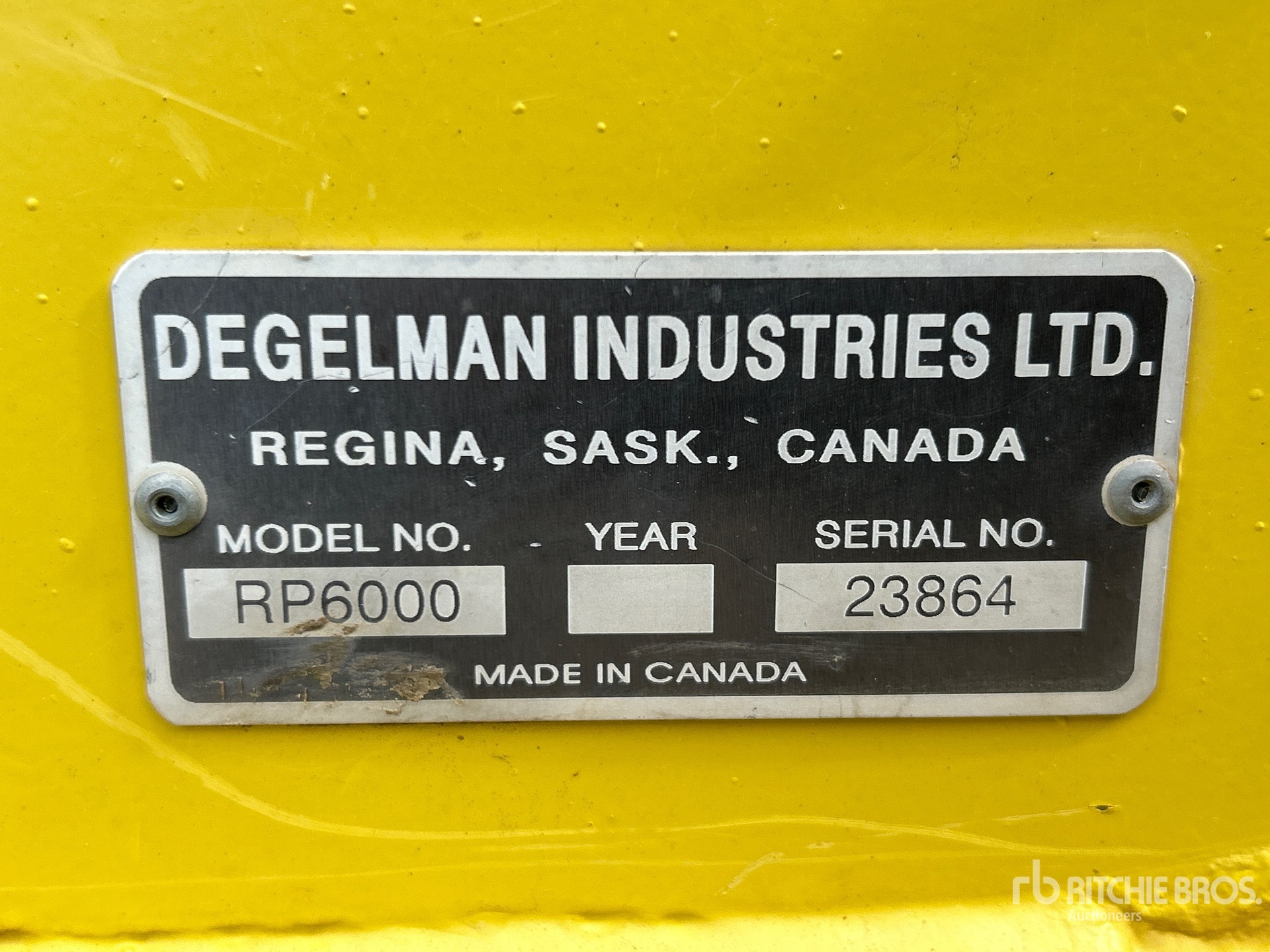 2008 Degelman 6000